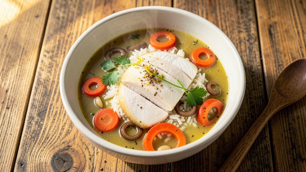 Boiled Chicken and Rice Soup Recipe: Lightweight Comfort With Shredded Chicken and Herbed Grains