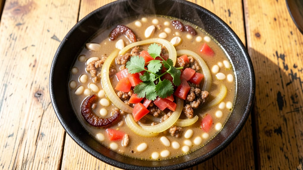 Authentic Mexican Taco Soup Recipe: Crispy Tortilla Strips and Zesty Lime Layers