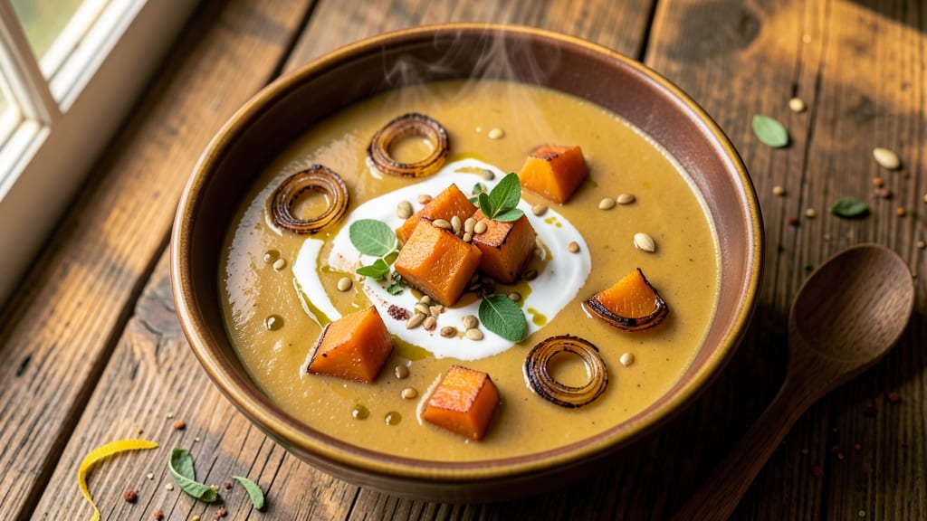 Asylum Restaurant Butternut Squash Soup Recipe: Roasted Depth With Crispy Sage Garnish