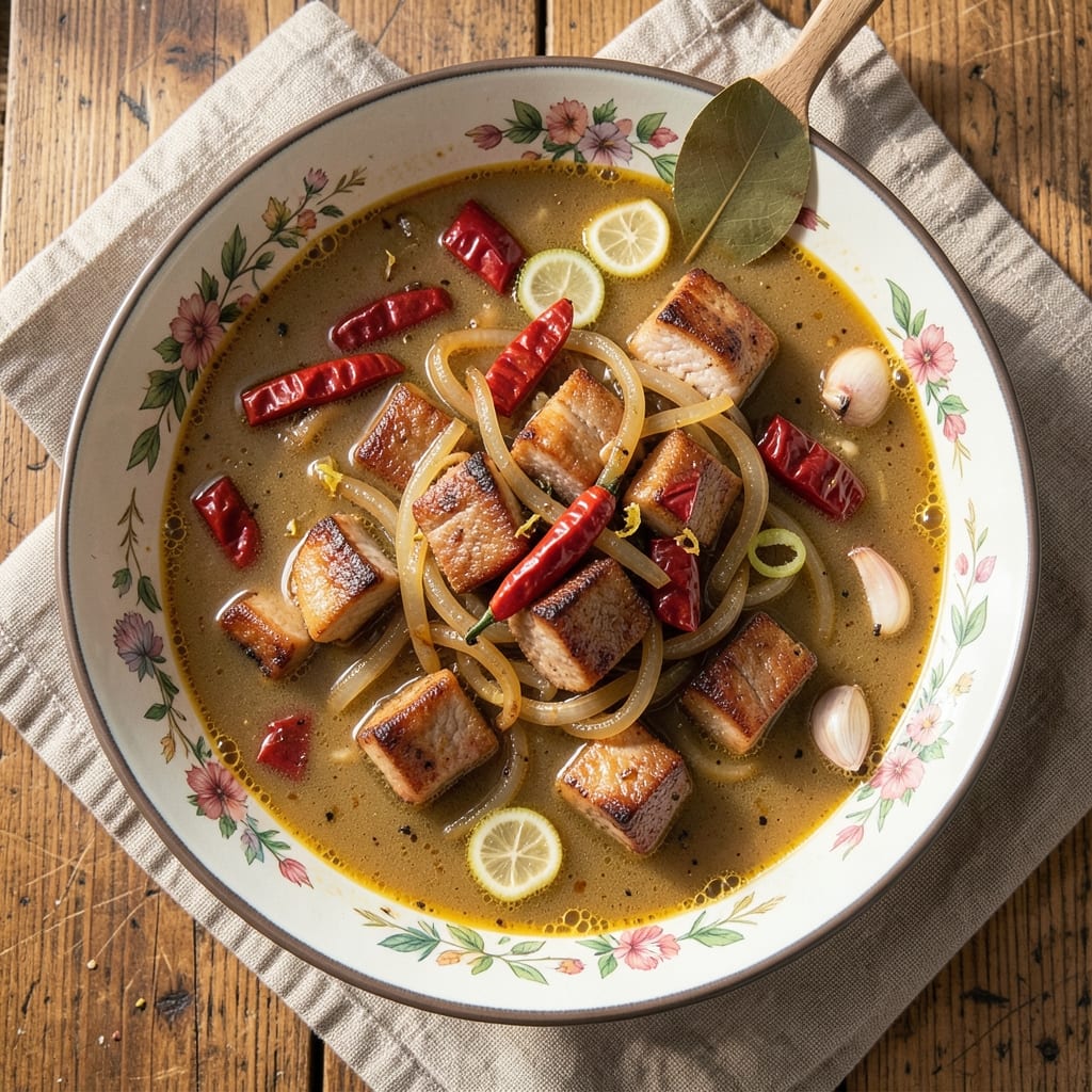 Achara Soup Recipe: Smoky Pickled Chiles and Tender Meat Simmered to Richness