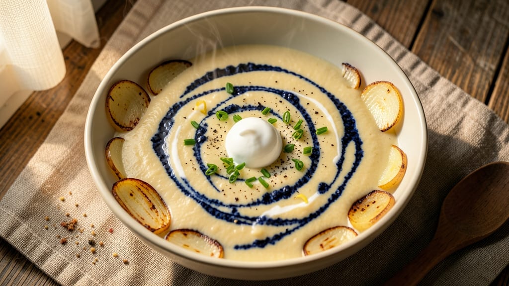 Blue Stilton Soup Recipe: Rich Blue Cheese Velvety With Caramelized Onions