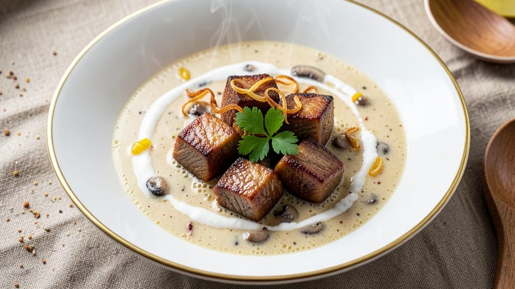 Beef Cubes in Cream of Mushroom Soup Recipe: One-Pot Tender Meat and Velvety Sauce