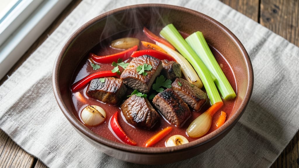 Beef Pepper Soup Recipe: Spicy-Sweet Broth with Tender Beef Chunks