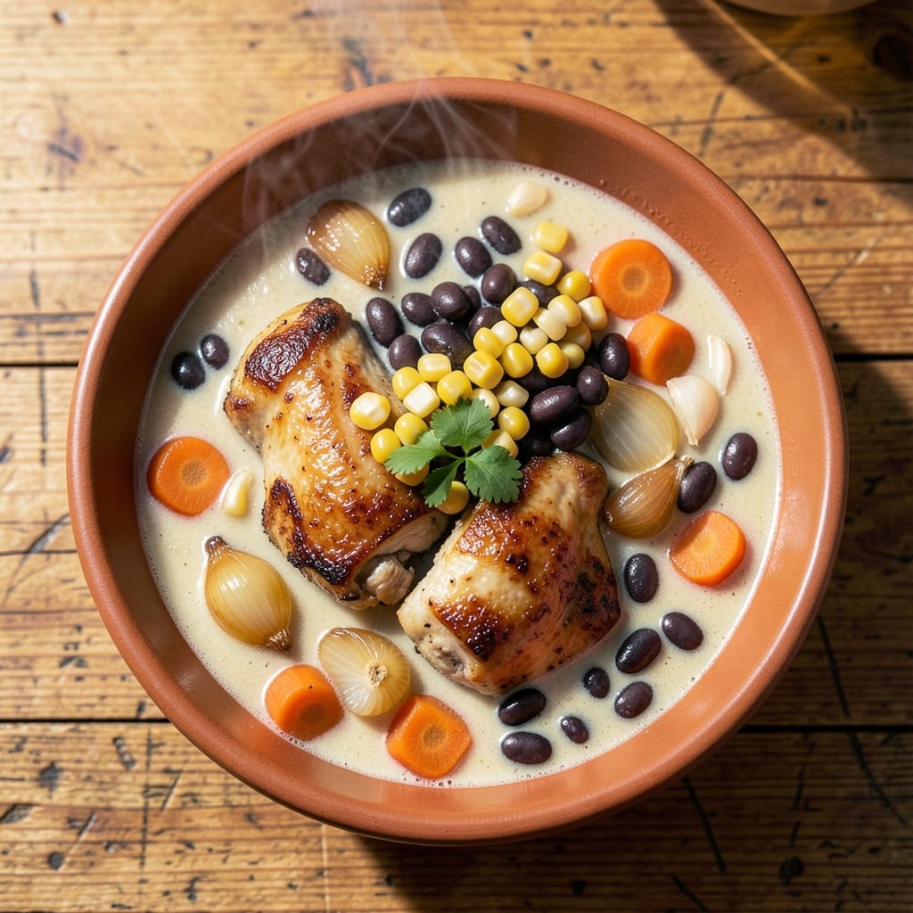 5-Star Chicken Tortilla Soup Recipe: Crispy Tortilla Crunch and Creamy Cilantro Swirl