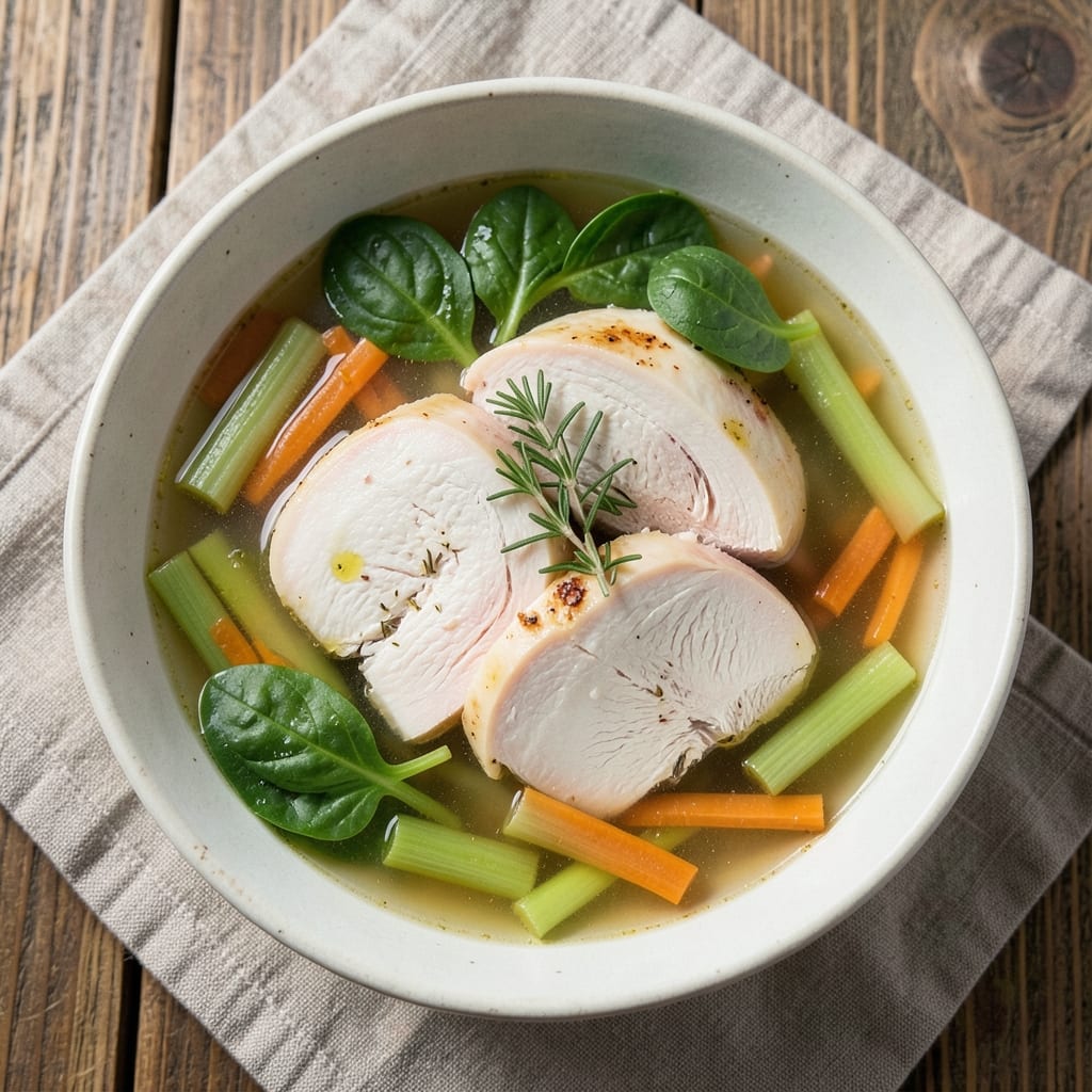 Alkaline Chicken Soup Recipe: Gut-Healing Herbs and Tender Shreds
