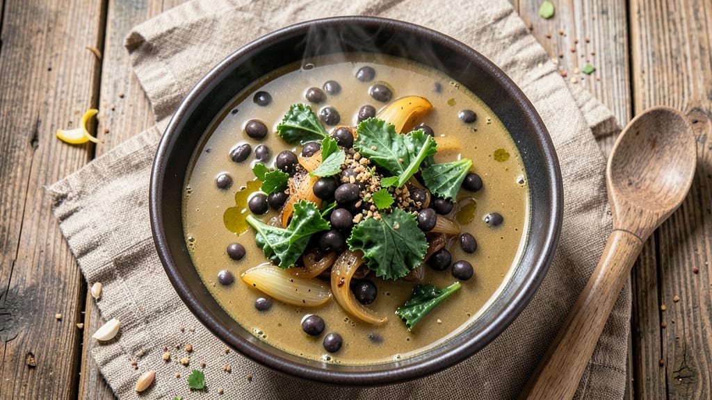 Black Eyed Peas and Kale Soup Recipe: Smoky Spice-Kissed Greens and Protein-Packed Heartiness