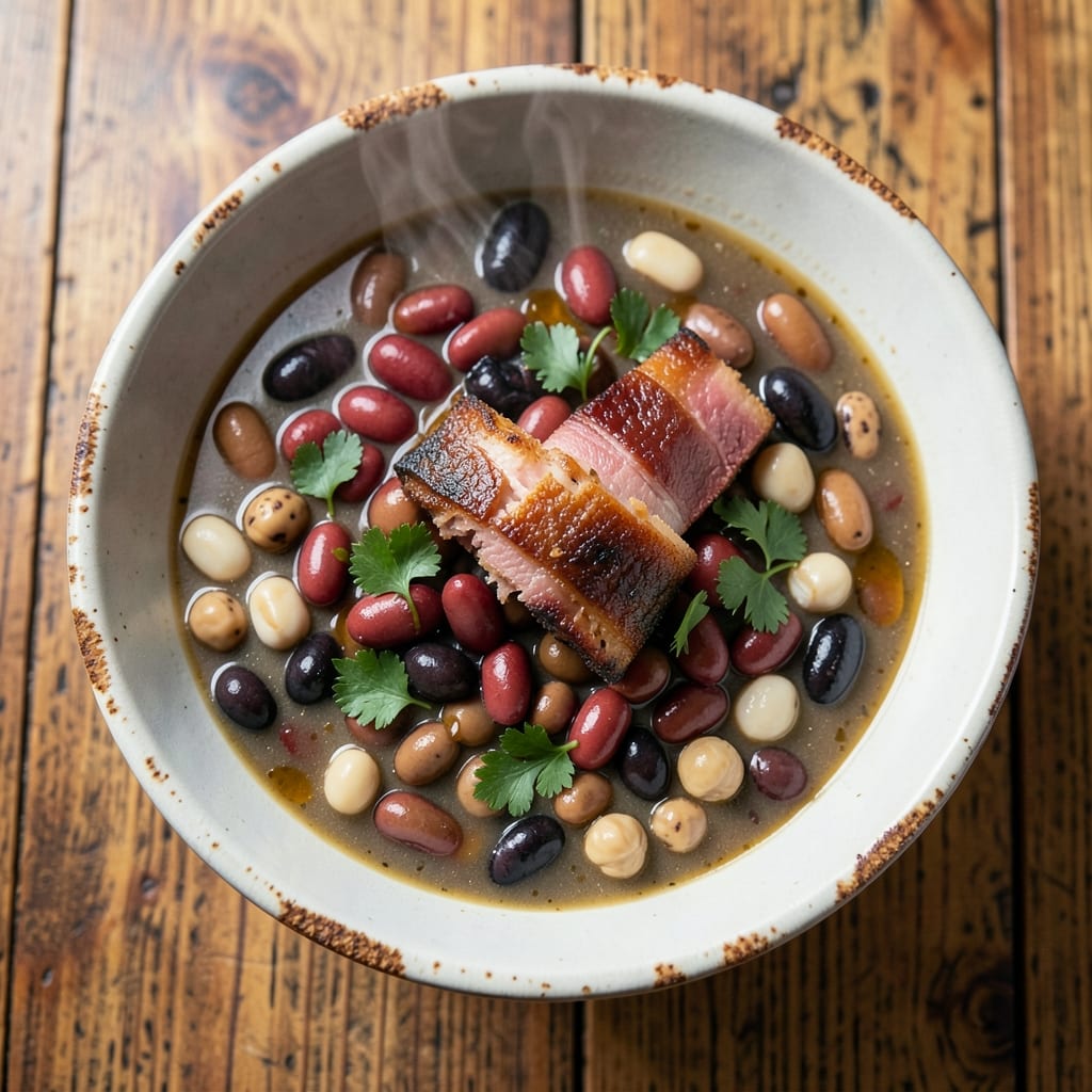 7 Bean Soup With Ham Hock Recipe: Smoky Ham-Infused Heartiness in One Pot