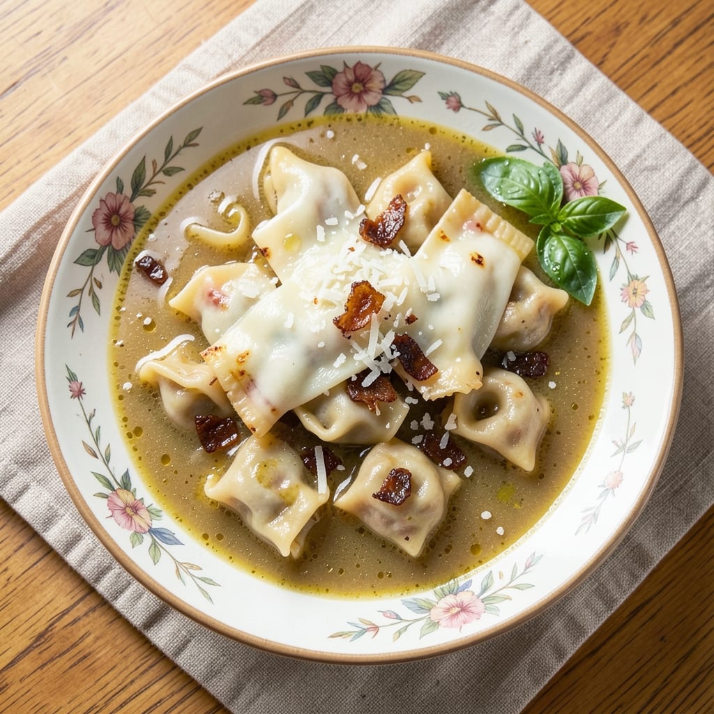 3 Cheese Tortellini Soup Recipe: Velvety Broth with Triple Cheese Luxury