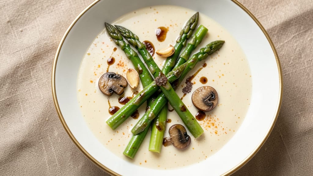 Asparagus and Cream of Mushroom Soup Recipe: Earthy Greens and Velvety Mushroom Fusion