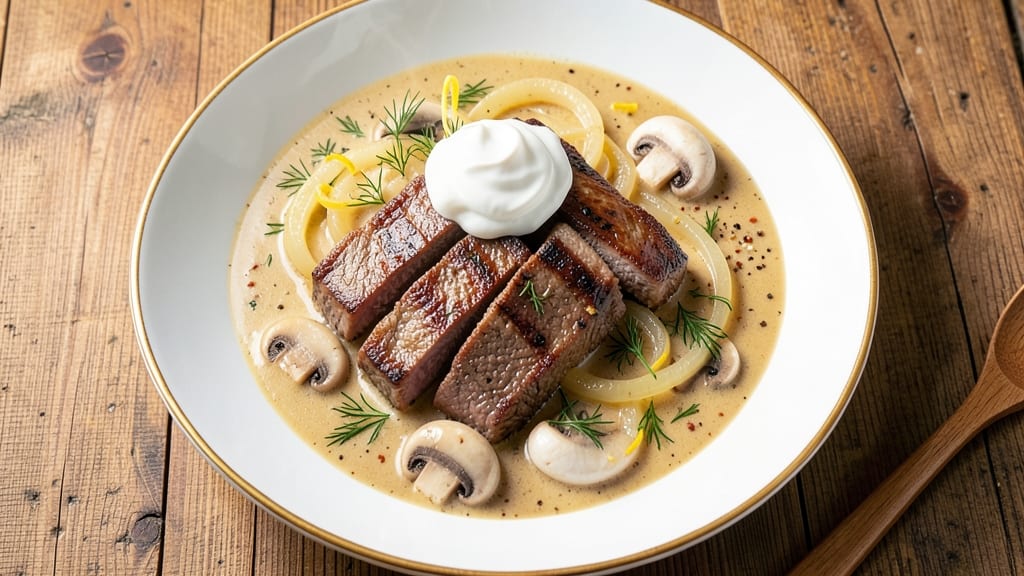 Beef Stroganoff Recipe With Cream Of Mushroom Soup And Sour Cream: One-Pot Richness With Tender Beef