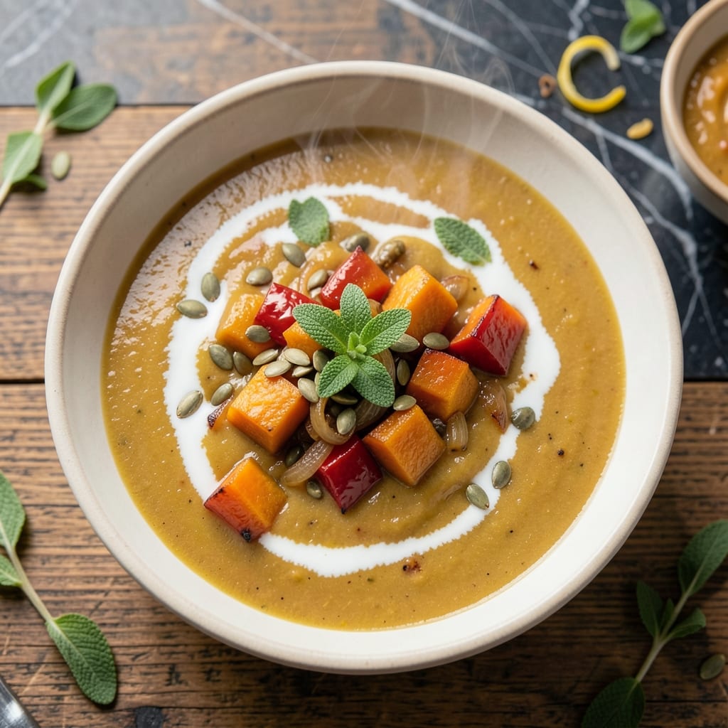 Air Fryer Butternut Squash Soup Recipe: Velvety Warmth With No Blender Hassle