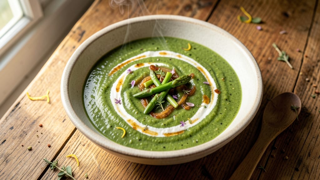 Asparagus Soup Recipe Dairy Free: Silky Smoothness With Herbed Crunch Topping
