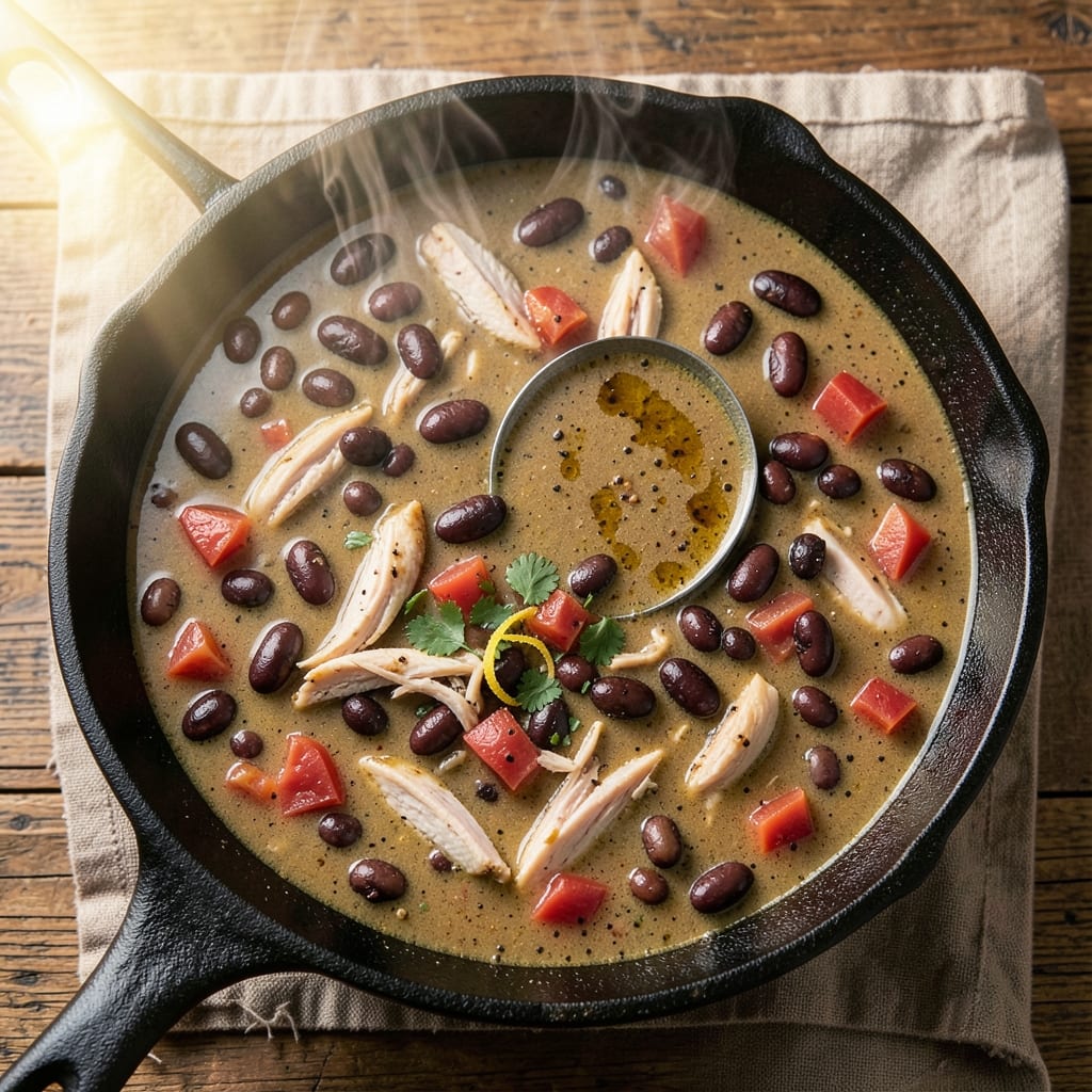 5-Can Taco Soup Recipe: Spiced Tortilla Crunch Topping Magic
