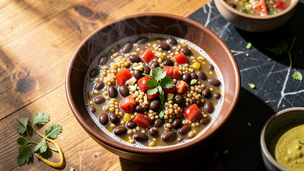 Black Bean and Barley Soup Recipe: Earthy Spice and Hearty Grain Harmony