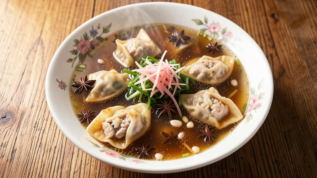 Asian Chicken Dumpling Soup Recipe: Steamed Bao Bites in Fragrant Ginger-Lime Broth