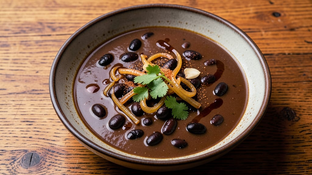 Black Bean Soup With Sherry Recipe: Deep Umami Sherry-Infused Richness