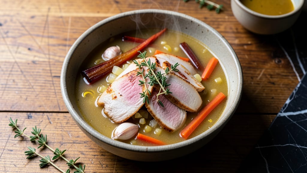 Award-Winning Turkey Soup Recipe: Herb-Infused Broth with Shredded Meat Magic