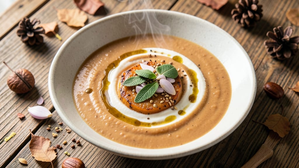 Autumn Butternut Squash Soup Recipe: Toasted Spice Crunch and Velvety Depth