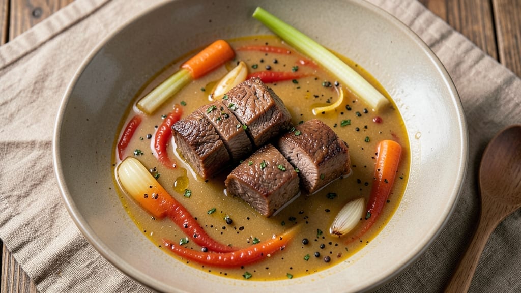 Boiled Beef Soup Recipe: Savory Broth and Shredded Meat Masterpiece
