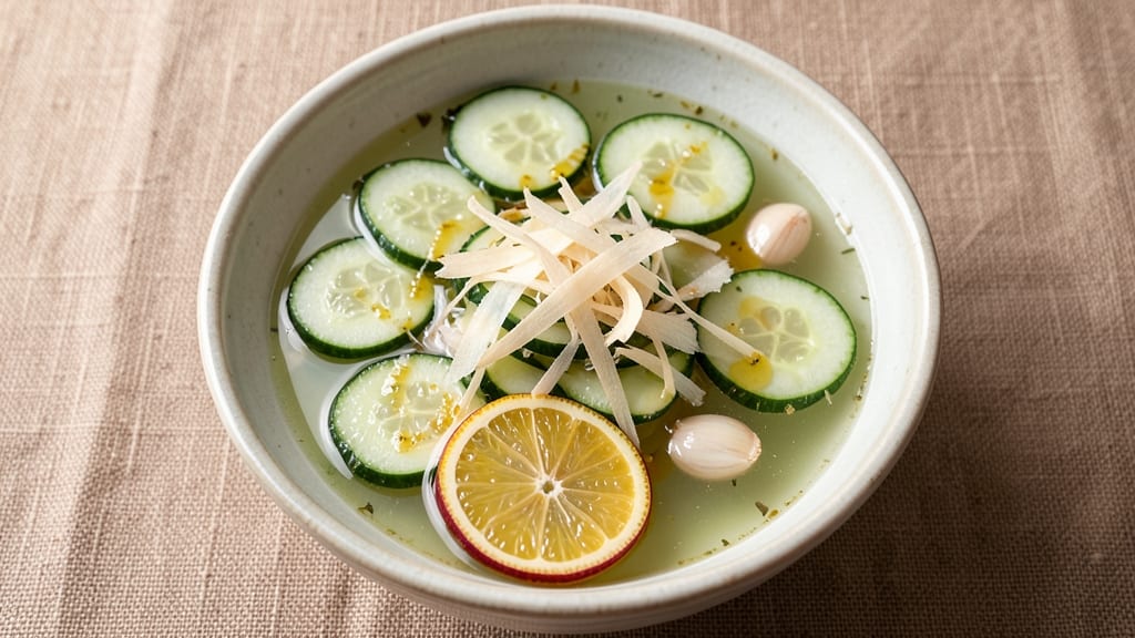 Asian Cucumber Soup Recipe: Chilled Refreshment With Spicy Yuzu Zing