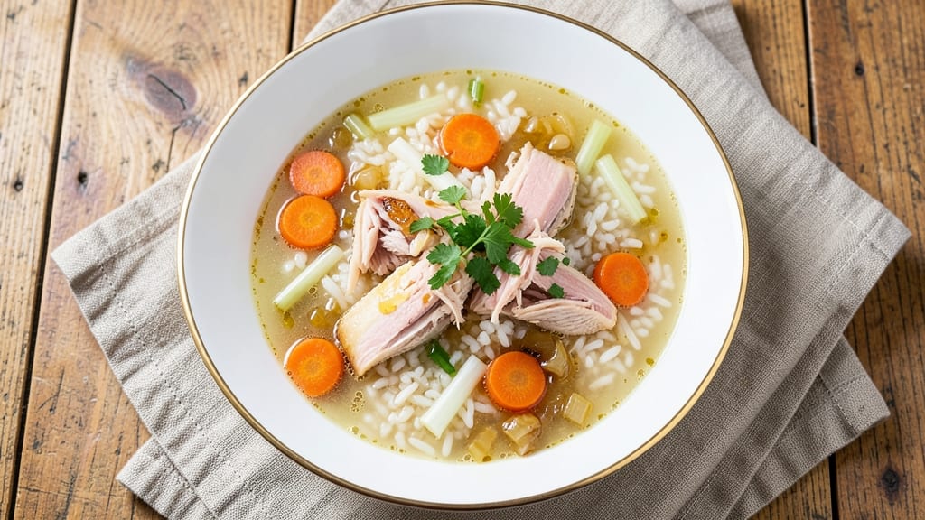 Ina Garten's Chicken and Rice Soup Recipe: Homestyle Simmer With Herbed Egg Ribbons