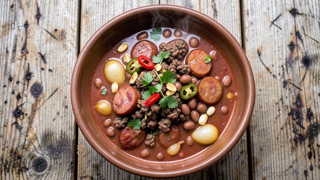 Amish Chili Soup Recipe: Old-Fashioned Beans and Sausage Simmered Slowly