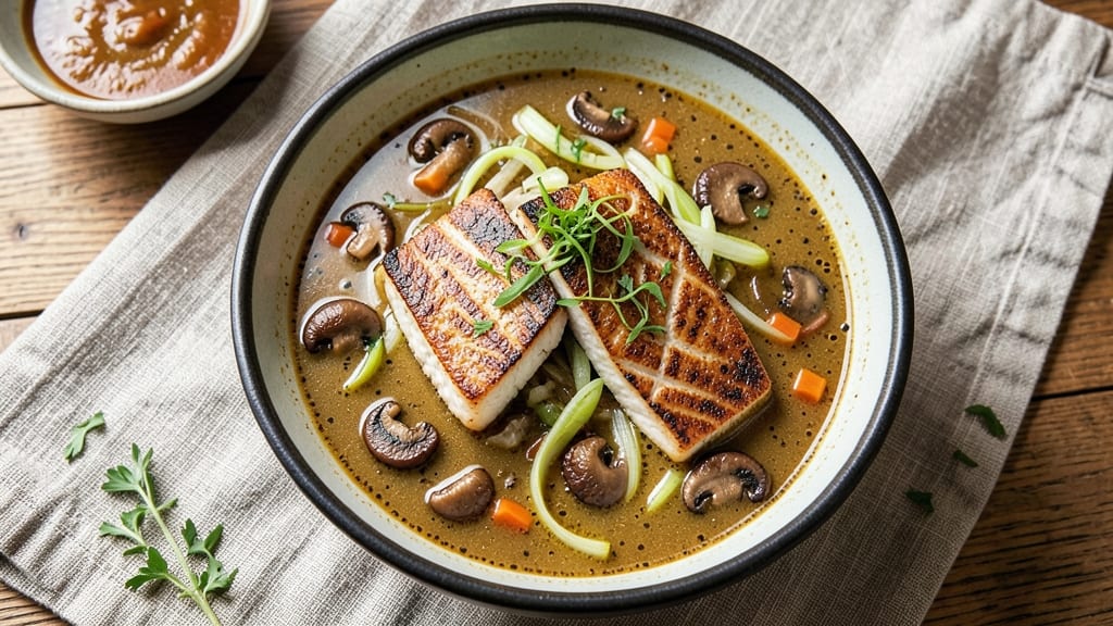 Black Cod Soup Recipe: Silky Egg Ribbons in Smoky Cumin-Lime Broth