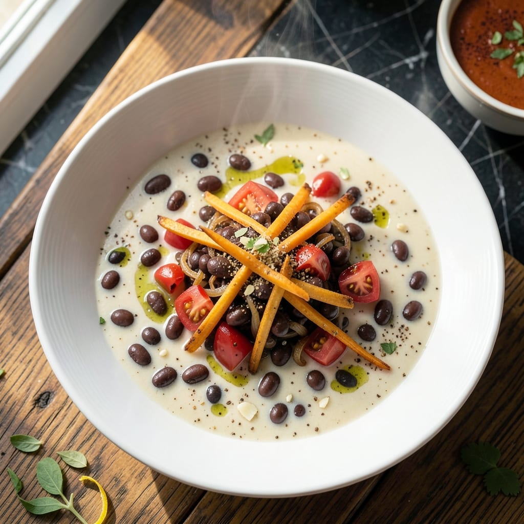 15-Minute Black Bean Soup Recipe: Smoky Cumin and Garlic Infusion
