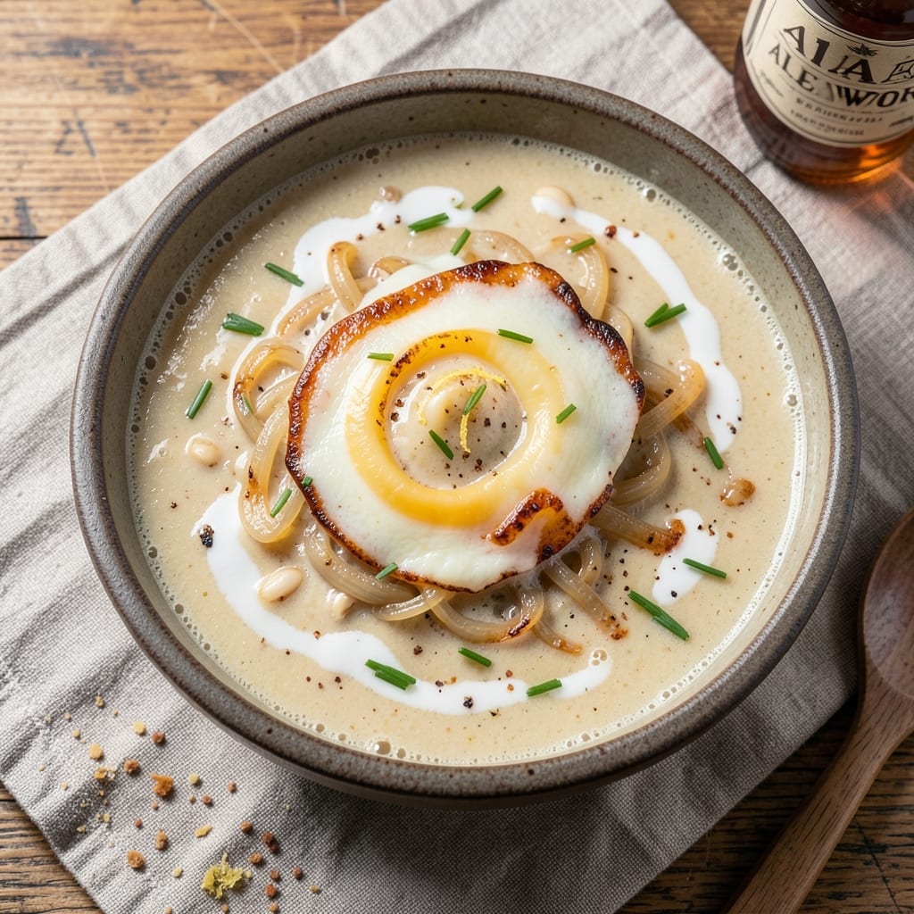 A1A Ale Works Beer Cheese Soup Recipe: Malty Crust and Creamy Cheese Harmony
