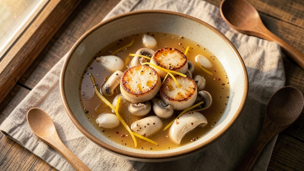 Chinese Scallop Soup Recipe: Silky Broth with Plump, Golden Scallops
