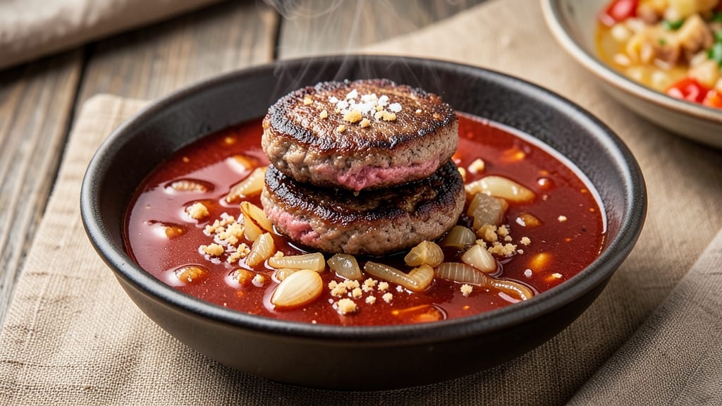 Beef Burger Soup Recipe: Juicy Meatballs in Smoky Tomato Broth