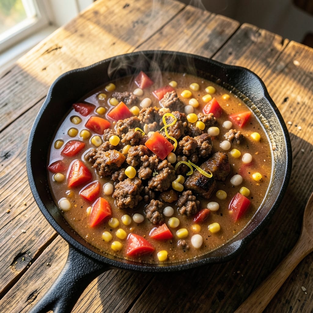 10 Can Soup Recipe with Ground Beef: Pantry-Packed Heartiness in One Pot