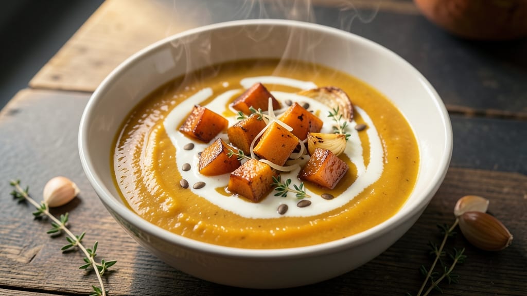 America's Test Kitchen Butternut Squash Soup Recipe: Velvety-Smooth Roast Squash Base