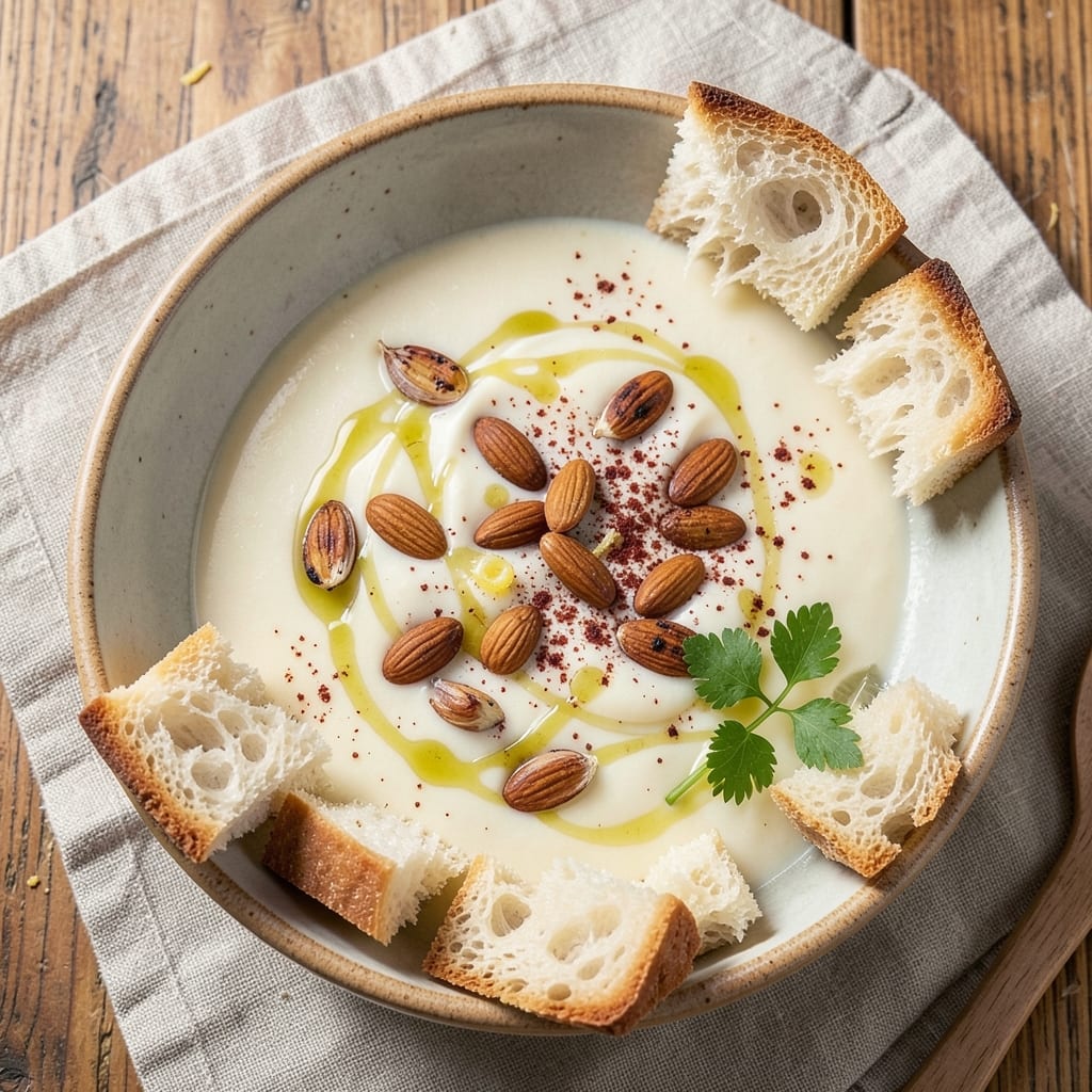 Ajo Blanco Soup Recipe: Chilled Garlic Almond Creaminess in 20 Minutes