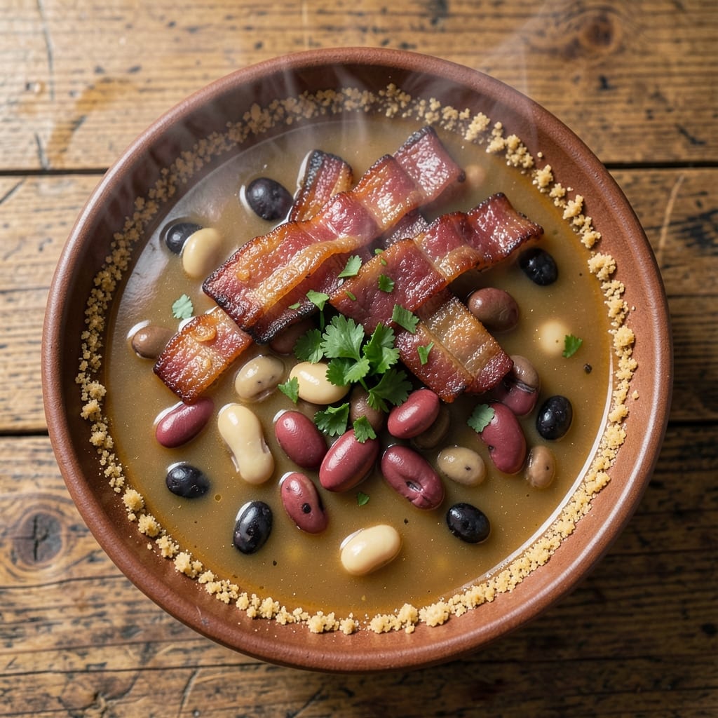 15 Bean Soup Recipe with Bacon: Smoky Bacon Crunch and Hearty Pantry Depth