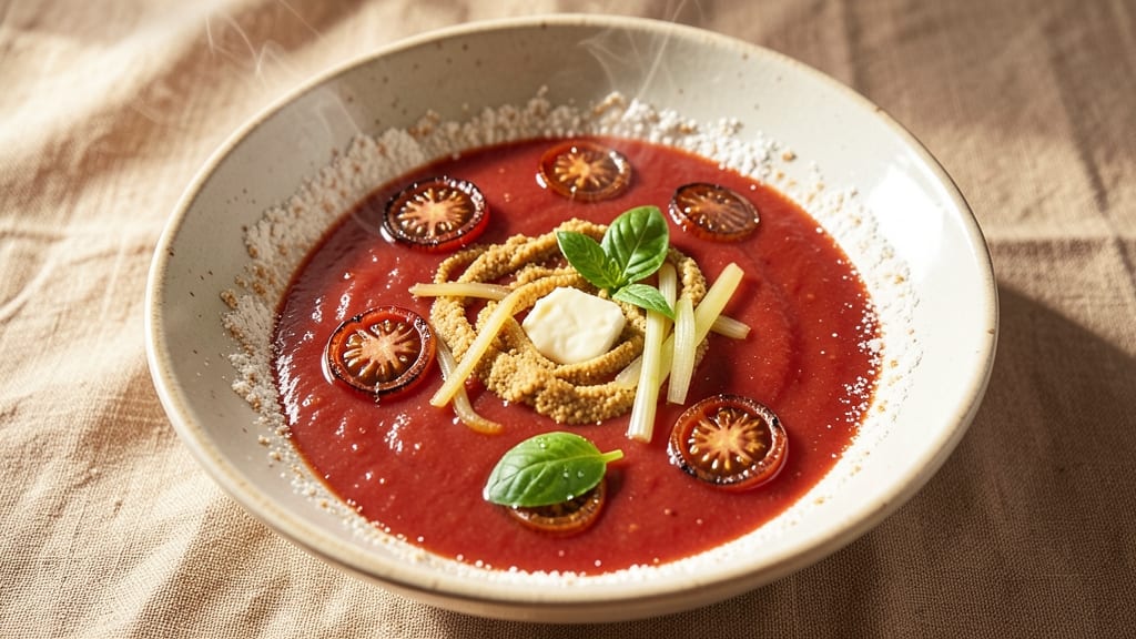 Amy's Tomato Bisque Soup Recipe: Velvety Roasted Depth With Celery Crown Crunch