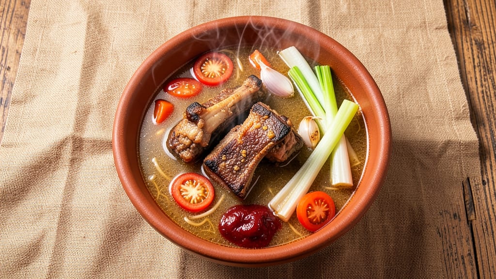 Beef Broth Soup Recipe Slow Cooker: Deep Umami Flavor From Bones in 4 Hours