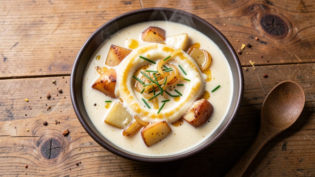Baked Potato Soup Recipe with Velveeta Cheese: Cheesy Melting Magic in One Pot