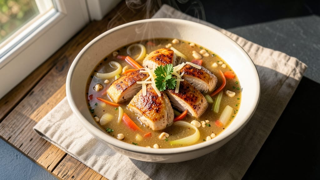 Boneless Chicken Soup Recipe: Lightweight Comfort With Silky Egg Ribbons