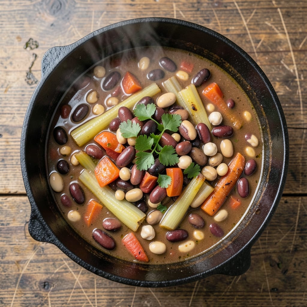 15 Bean Soup Recipe Dutch Oven: Hearty Winter Stew with Pantry Staples