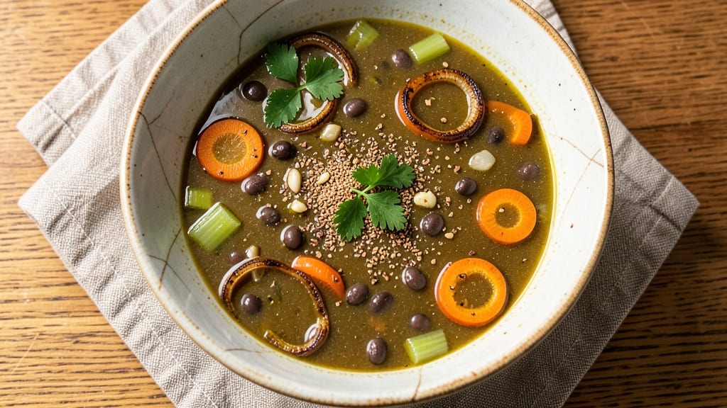 Black Eyed Peas and Vegetable Soup Recipe: Smoky Cumin and Lime Zest Depth in One Pot