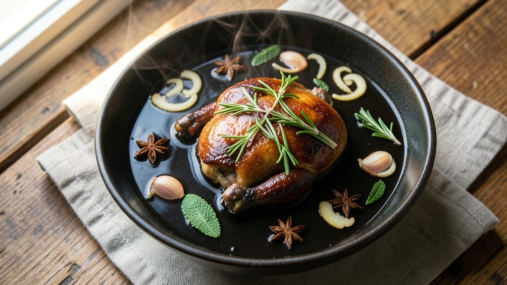 Black Chicken Herbal Soup Recipe: Earthy Rosemary and Sage Simmered to Richness