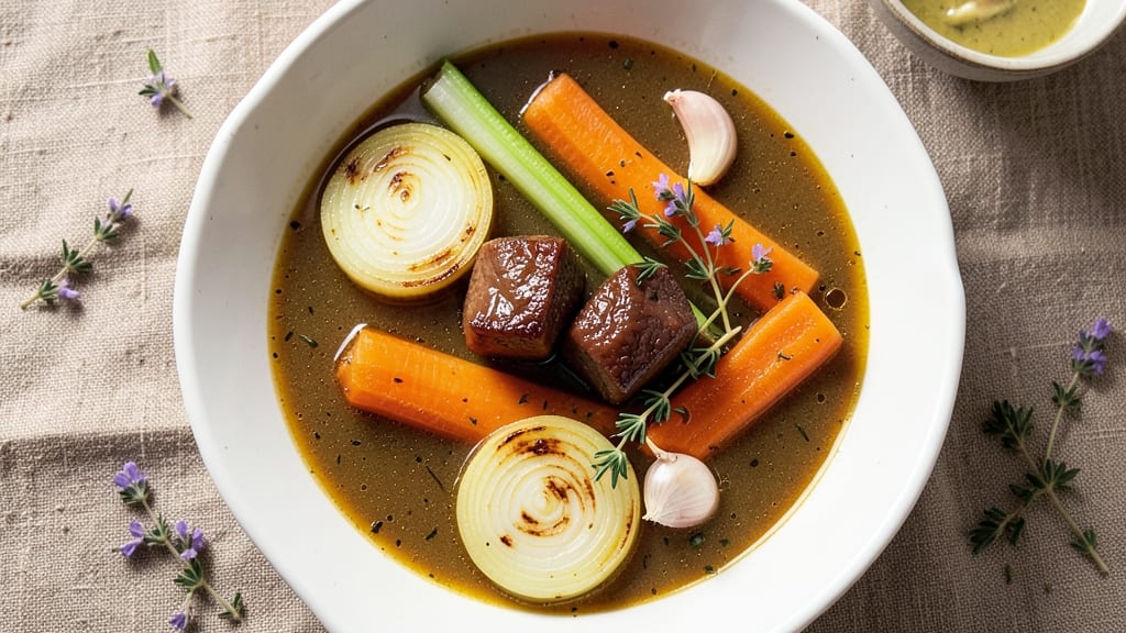 Beef Stock Vegetable Soup Recipe: Savory Depth from Bones in One Pot
