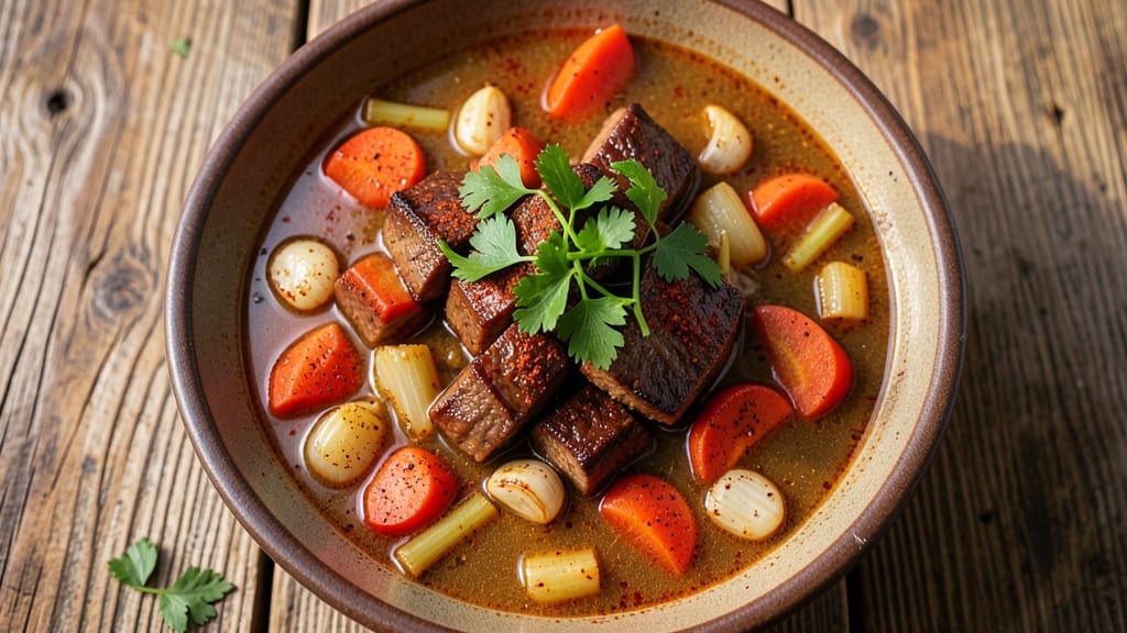 Bavarian Goulash Soup Recipe: Paprika-Spiced Beef and Dumplings in One Pot