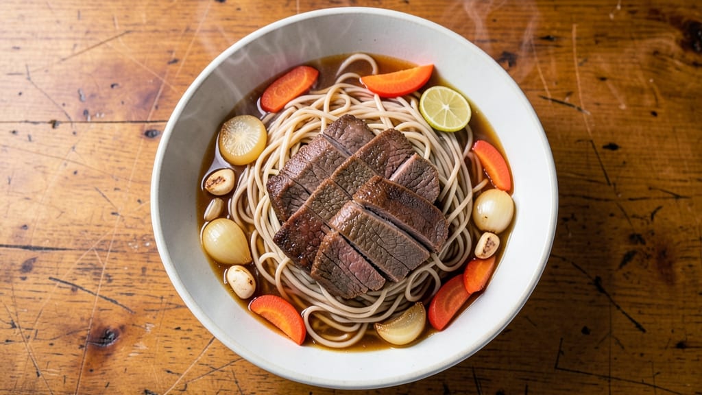 Beef Soba Noodle Soup Recipe: Umami-Packed Broth with Chewy Noodles and Tender Beef