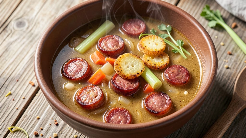 Bob Evans Sausage Soup Recipe: Smoky, Savory Simmer With Crispy Celery Crowns