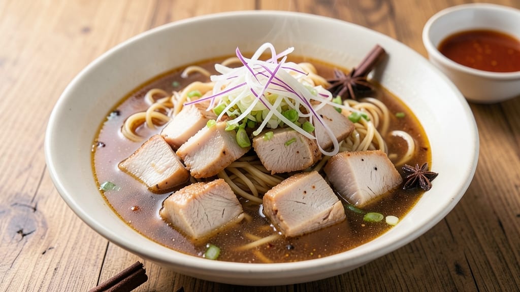 Authentic Chinese Chicken Noodle Soup Recipe: Wok-Heated Fragrance With Slippery Noodles