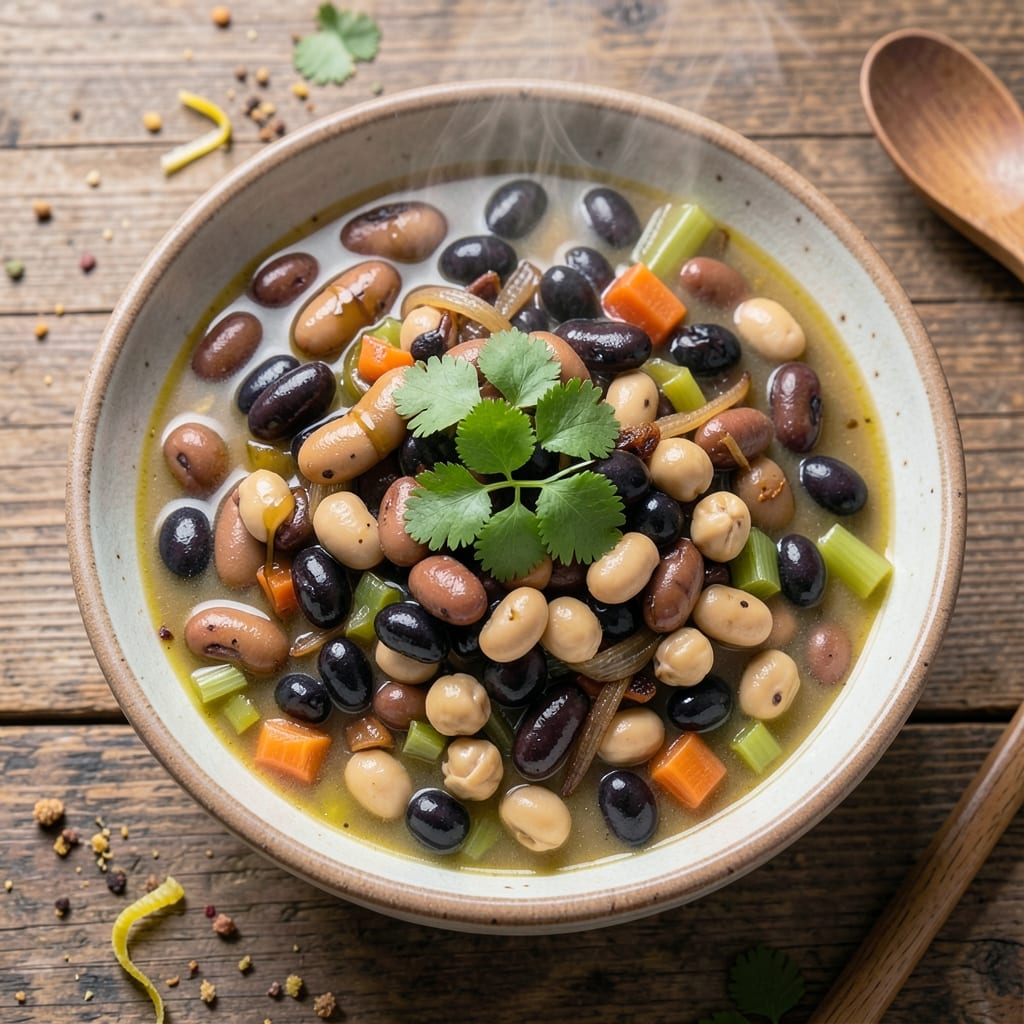 5 Bean Medley Soup Recipe: Hearty Pantry Staples in One Pot