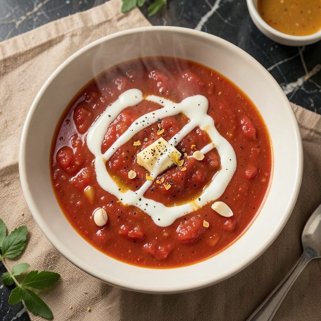 3-Ingredient Tomato Soup Recipe: Silky-Smooth Velvety Texture in 20 Minutes