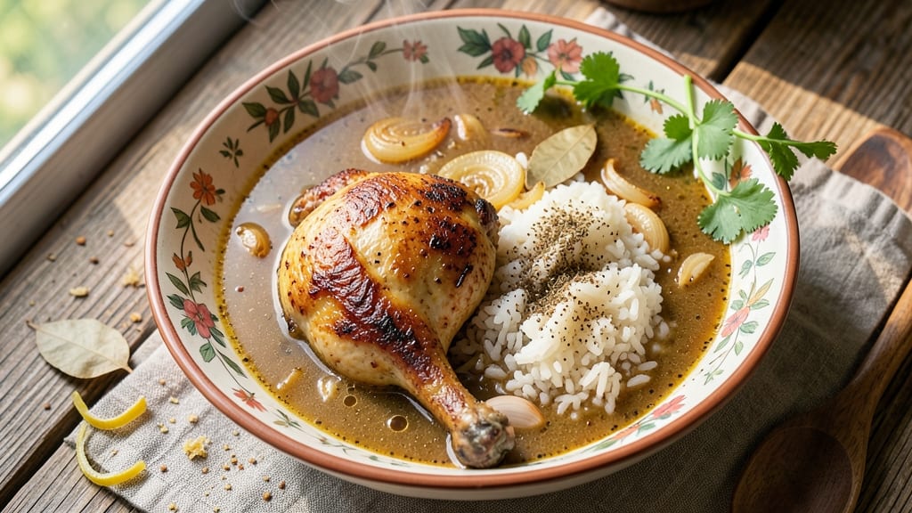 Authentic Mexican Chicken and Rice Soup Recipe: Cumin-Toasted Tortilla Crunch Topping